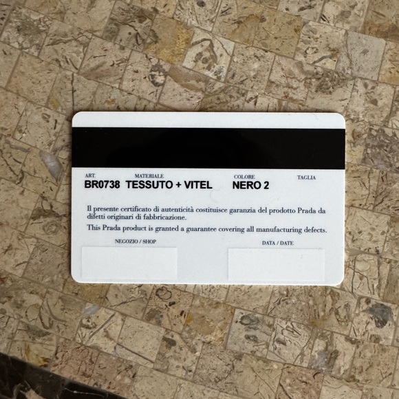 Vintage Prada Semitracolla Tessuto + Vitel Black Shoulder Bag - Picture 8 of 16